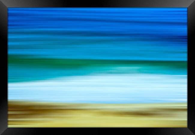 Summer Of Love Abstract Framed Print by Joseph S Giacalone