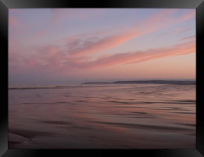 Good morning Westward Ho! Framed Print by Tony Twyman