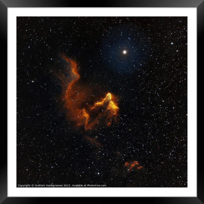 The Ghost of Cassiopeia  Framed Mounted Print by Graham Hazlegreaves