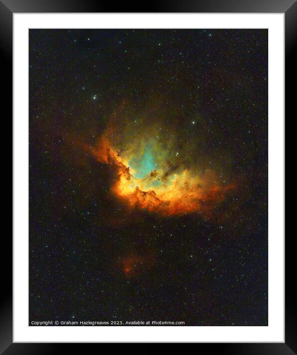 Wizard Nebula Framed Mounted Print by Graham Hazlegreaves