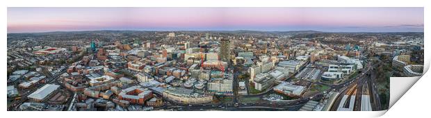Sheffield Panorama Print by Apollo Aerial Photography