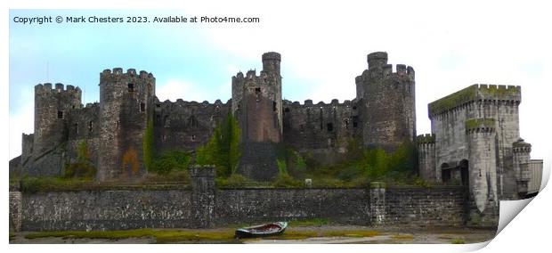 Conwy Castle Print by Mark Chesters