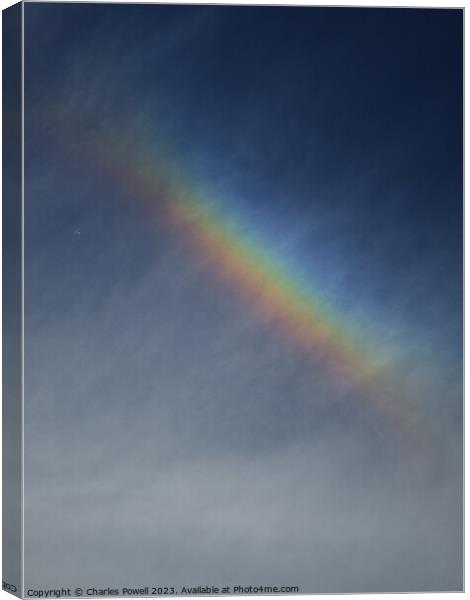 Rainbow cloud Canvas Print by Charles Powell