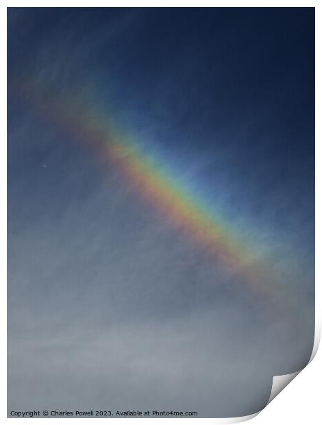 Rainbow cloud Print by Charles Powell