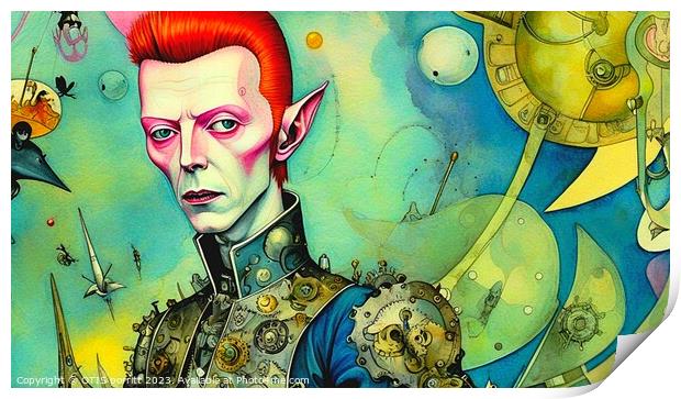 BOWIEISM Print by OTIS PORRITT