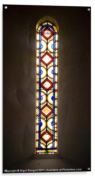 Stained Glass Window Acrylic by Nigel Bangert