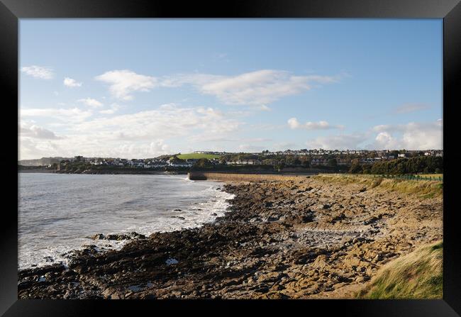 Barry Island Shore Framed Print by Kevin Round