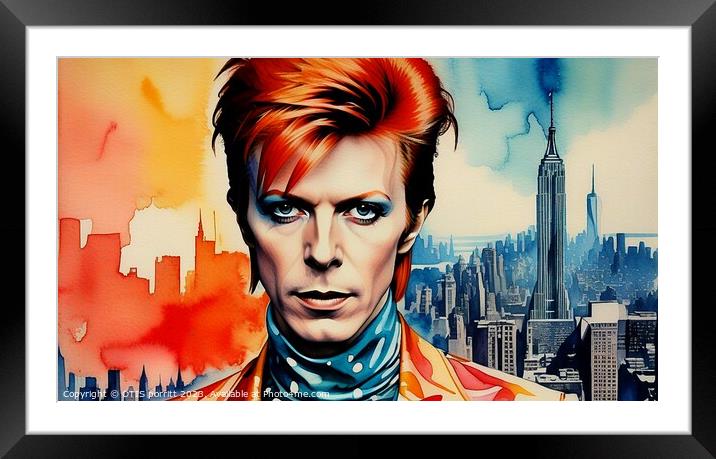 Ziggy goes to America 7 Framed Mounted Print by OTIS PORRITT