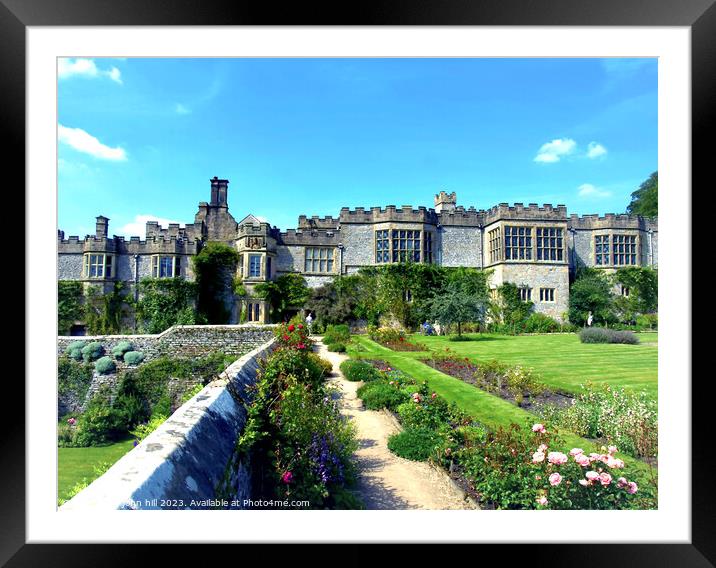 Hadden Hall, Derbyshire Framed Mounted Print by john hill