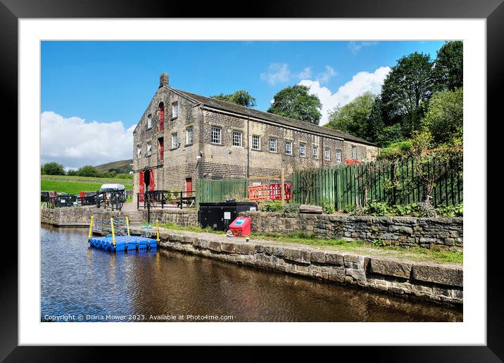 Standedge Visitor Centre Tunnel End Framed Mounted Print by Diana Mower
