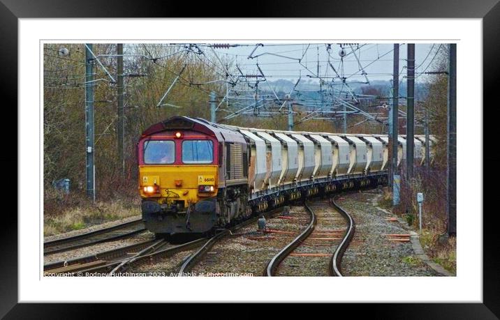 Tilcon Train  Framed Mounted Print by Rodney Hutchinson