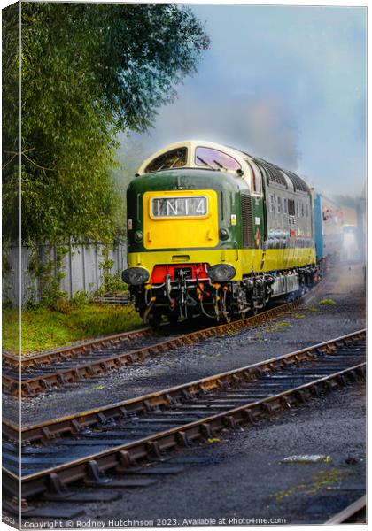 Deltic Power Canvas Print by Rodney Hutchinson