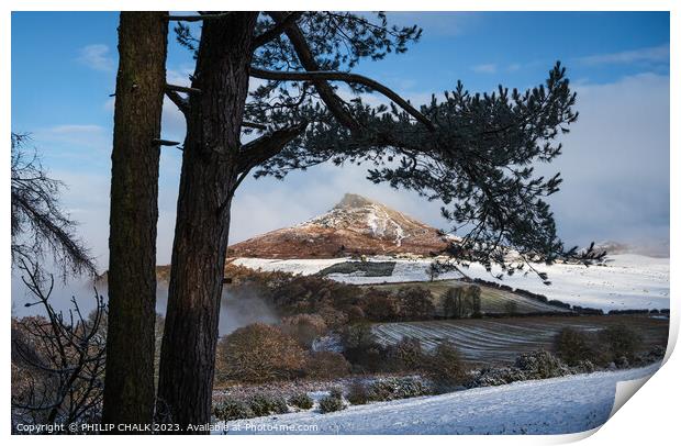  Roseberry topping  Print by PHILIP CHALK