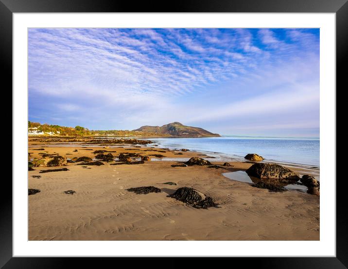 Whiting Bay Winter Morning Framed Mounted Print by David Brookens