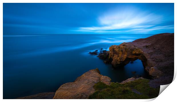 Cullercoats Sea Arch Print by Phil Durkin DPAGB BPE4