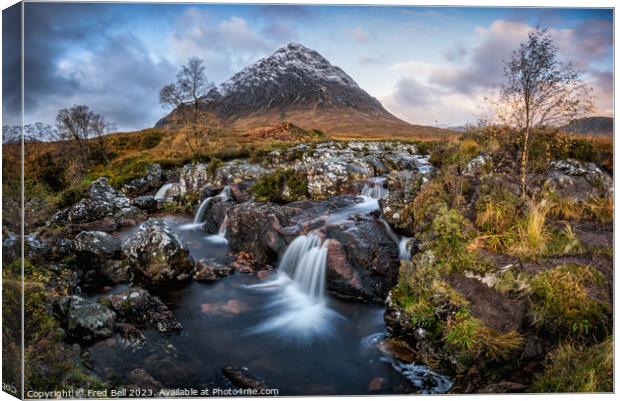 Outdoor mountain Canvas Print by Fred Bell