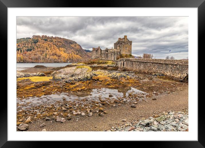 Eilean Donan from the side Framed Mounted Print by James Marsden