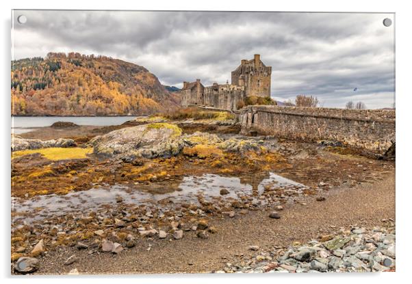 Eilean Donan from the side Acrylic by James Marsden