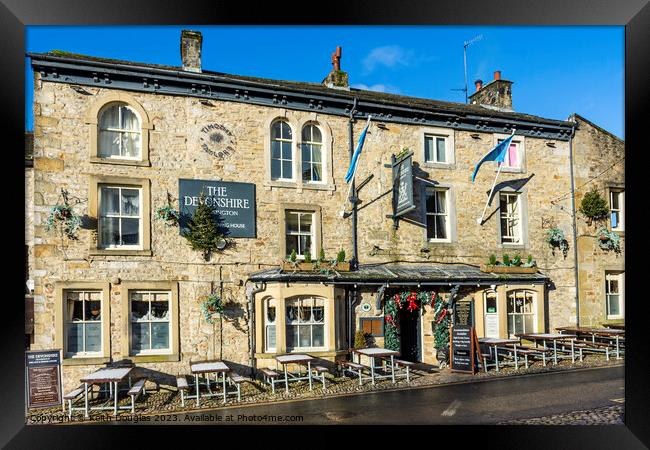 The Devonshire (or Drovers ) Arms in Grassington Framed Print by Keith Douglas