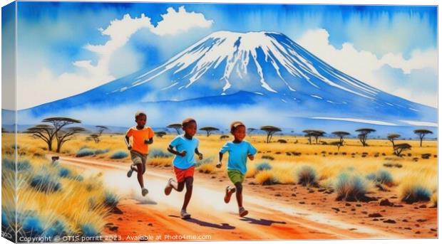 THE SPIRIT OF AFRICA 6 Canvas Print by OTIS PORRITT