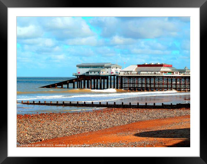 Cromer pier, Norfolk, UK. Framed Mounted Print by john hill