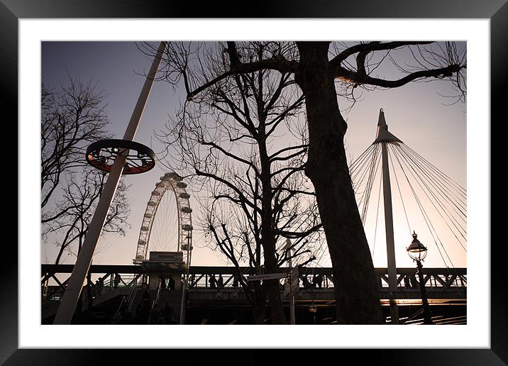 London Eye Framed Mounted Print by david harding