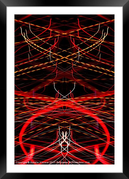 Light Fantastic 33 Framed Mounted Print by Natalie Kinnear