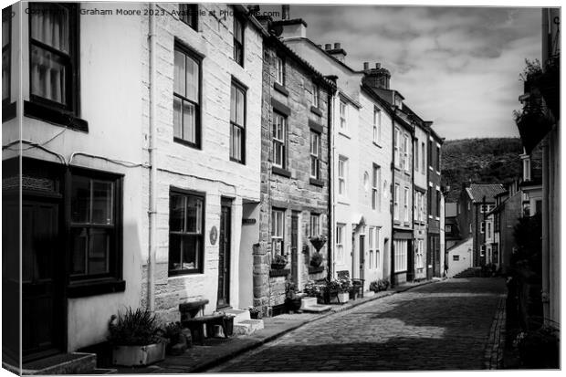 Staithes street Canvas Print by Graham Moore