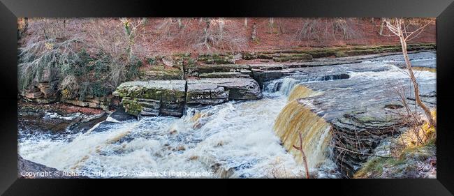 Aysgarth Lower Falls, Yorkshire Dales Framed Print by Richard Laidler