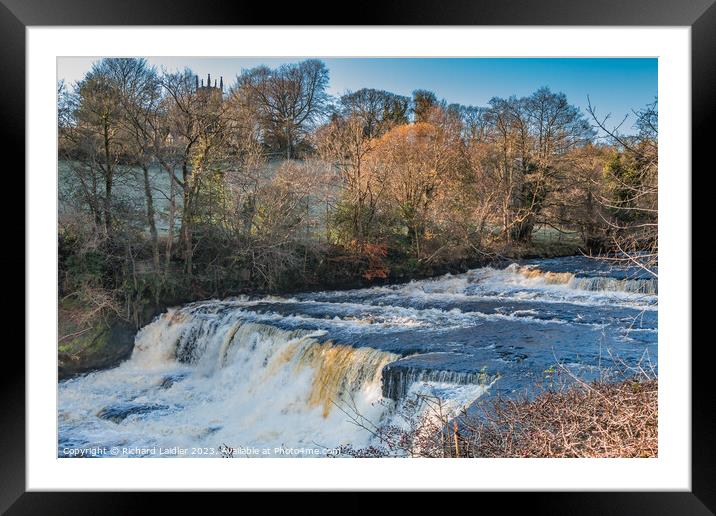 Aysgarth Middle Falls, Yorkshire Dales Framed Mounted Print by Richard Laidler