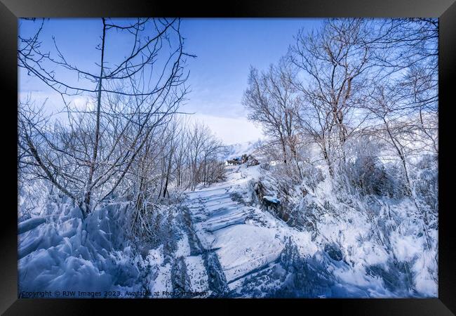 Winter Landscape Framed Print by RJW Images