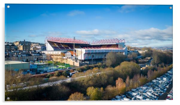 Valley Parade Stadium Acrylic by Apollo Aerial Photography