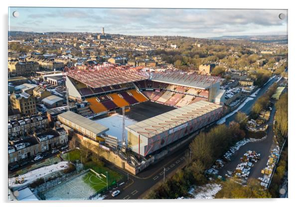 Home of the Bantams Acrylic by Apollo Aerial Photography