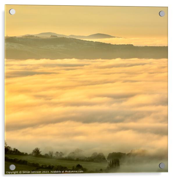 Cloud inversion Acrylic by Simon Johnson