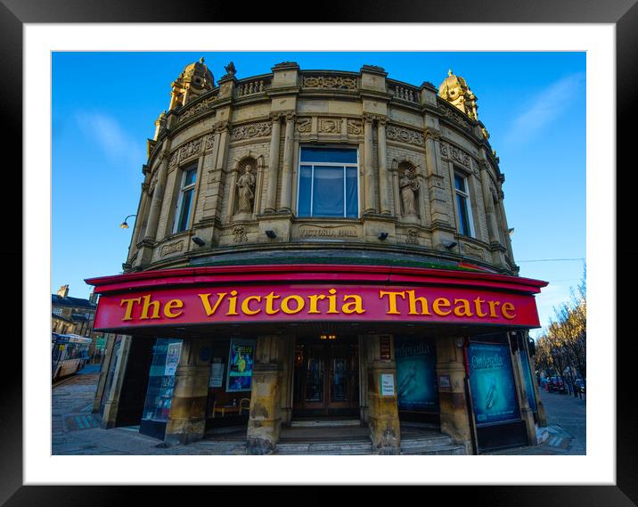 The Victoria Theatre Halifax Framed Mounted Print by Alison Chambers
