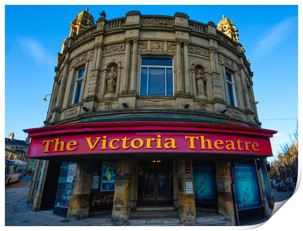The Victoria Theatre Halifax Print by Alison Chambers