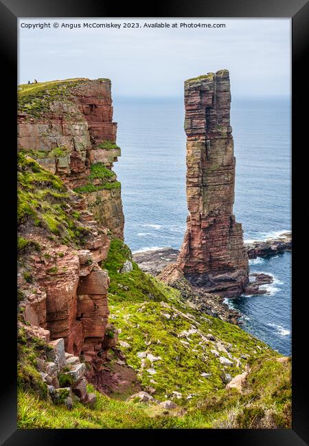 Old Man of Hoy, Orkney, Scotland Framed Print by Angus McComiskey