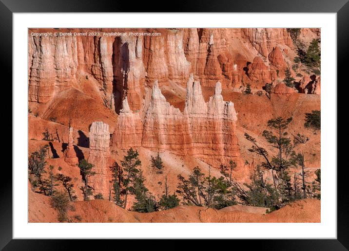 Awe Inspiring Hoodoos of Bryce Canyon Framed Mounted Print by Derek Daniel