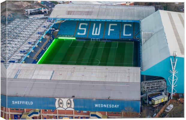 SWFC Canvas Print by Apollo Aerial Photography
