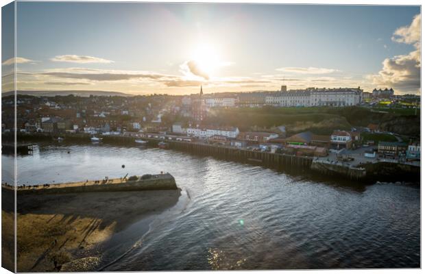Whitby Canvas Print by Apollo Aerial Photography
