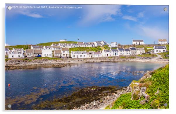 Portnahaven Isle of Islay Scotland Acrylic by Pearl Bucknall