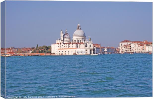 Basilica di San Morco Catherdal St Marks Venice  Canvas Print by Holly Burgess