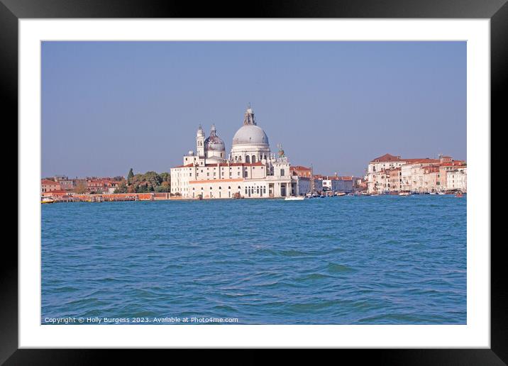 Basilica di San Morco Catherdal St Marks Venice  Framed Mounted Print by Holly Burgess