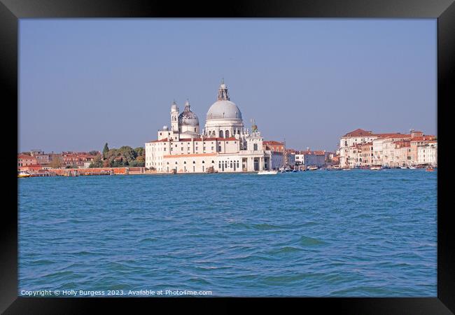 Basilica di San Morco Catherdal St Marks Venice  Framed Print by Holly Burgess
