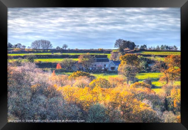 Dartmoor Hill Top Farm Framed Print by David Pyatt