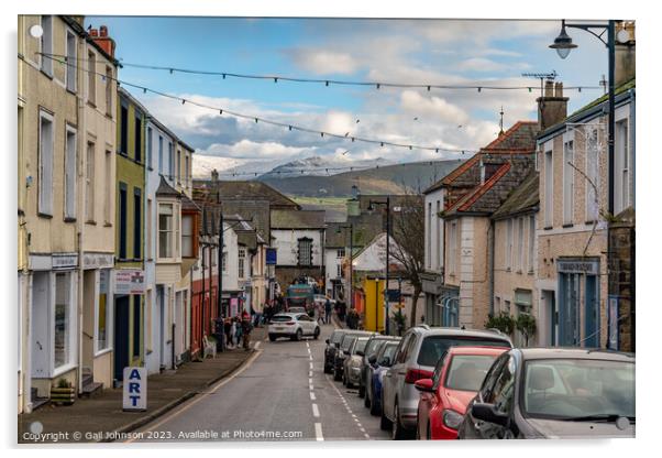 Views around Beaumaris a small Anglesey coastal town Acrylic by Gail Johnson