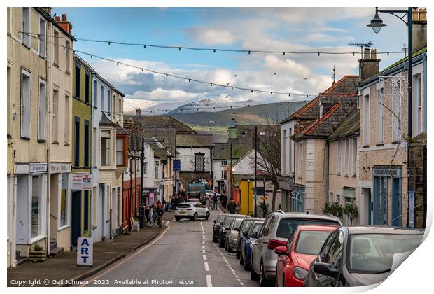 Views around Beaumaris a small Anglesey coastal town Print by Gail Johnson