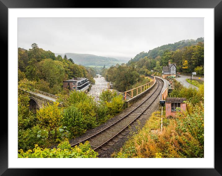 Chainbridge Hotel seen by the River Dee Framed Mounted Print by Jason Wells