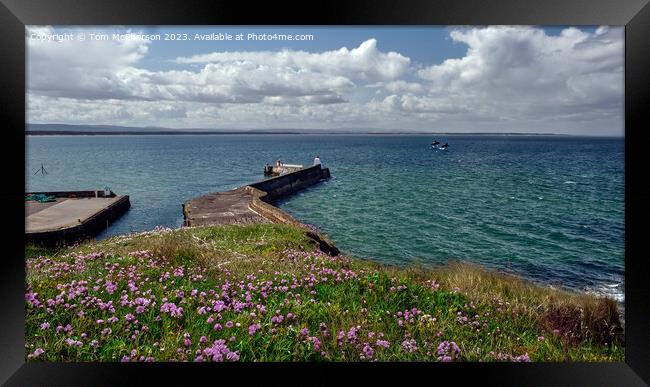 Burghead Pier Framed Print by Tom McPherson