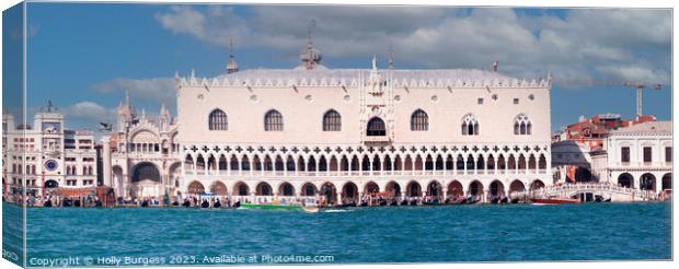 Doge's Palace, Palazzo Ducale Canvas Print by Holly Burgess